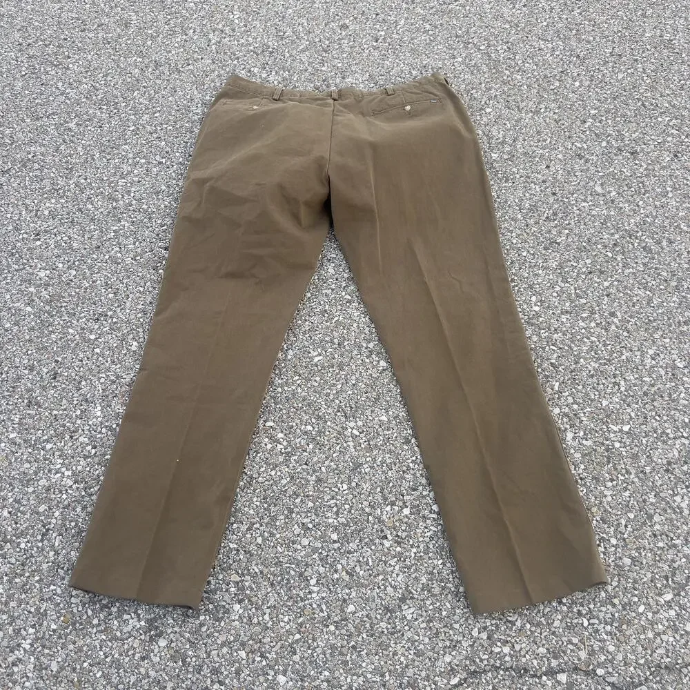 Polo Ralph Lauren Pants Mens 42x36 Brown Chino Classic Fit Cotton Big Tall